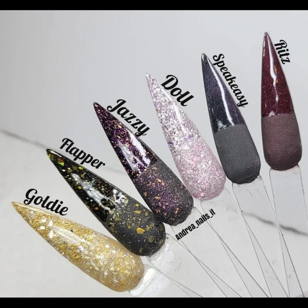 Revel Nail A Gatsby Affair Nail Dip Powder & Lacquer Collection NWT